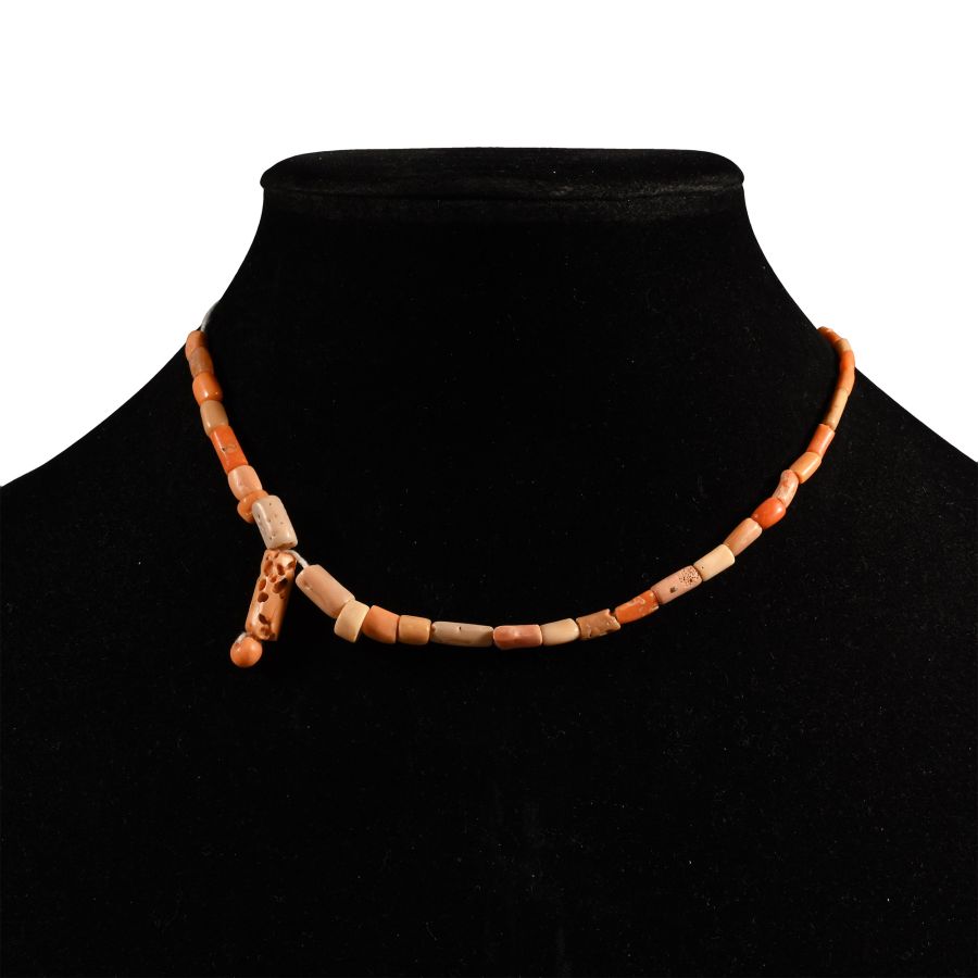 Roman Mixed Orange Bead Necklace String