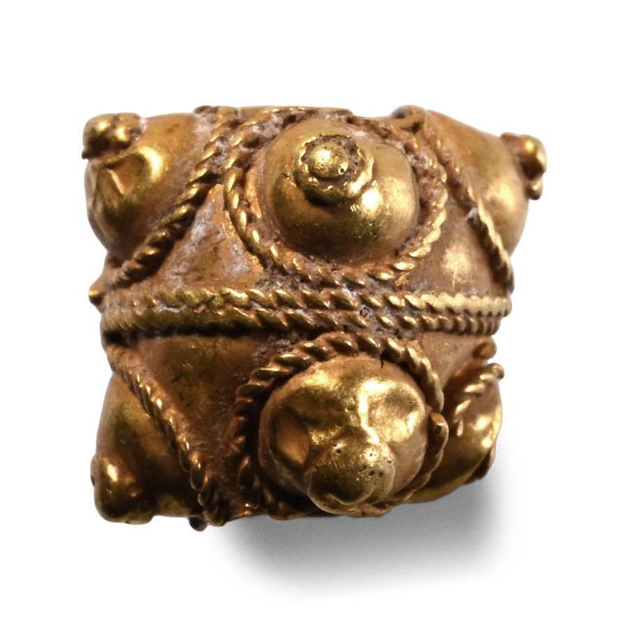Hiberno-Norse Gold Filigree Bead