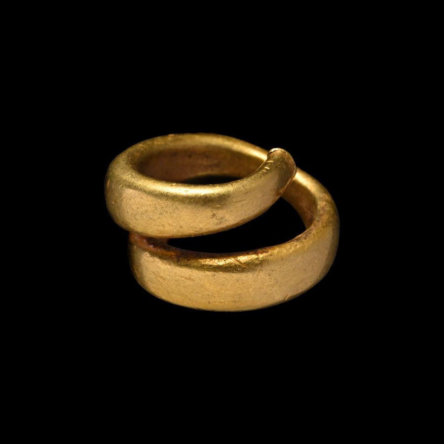 Bronze Age Gold Hair Ring