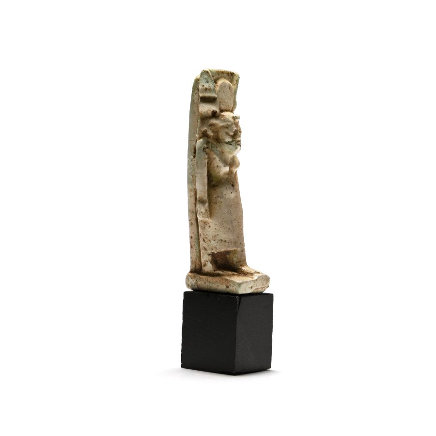 Large Egyptian Faience Isis Amulet