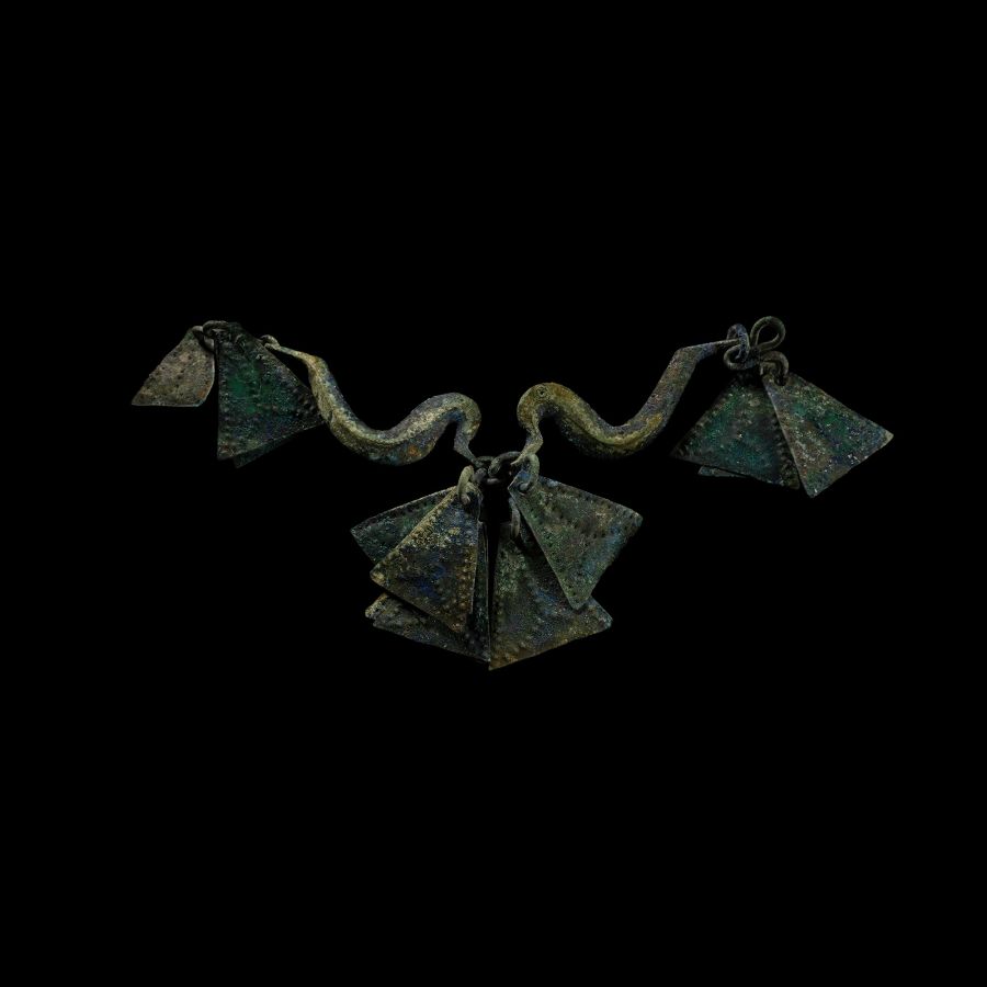 Viking Bronze Pendant Cluster