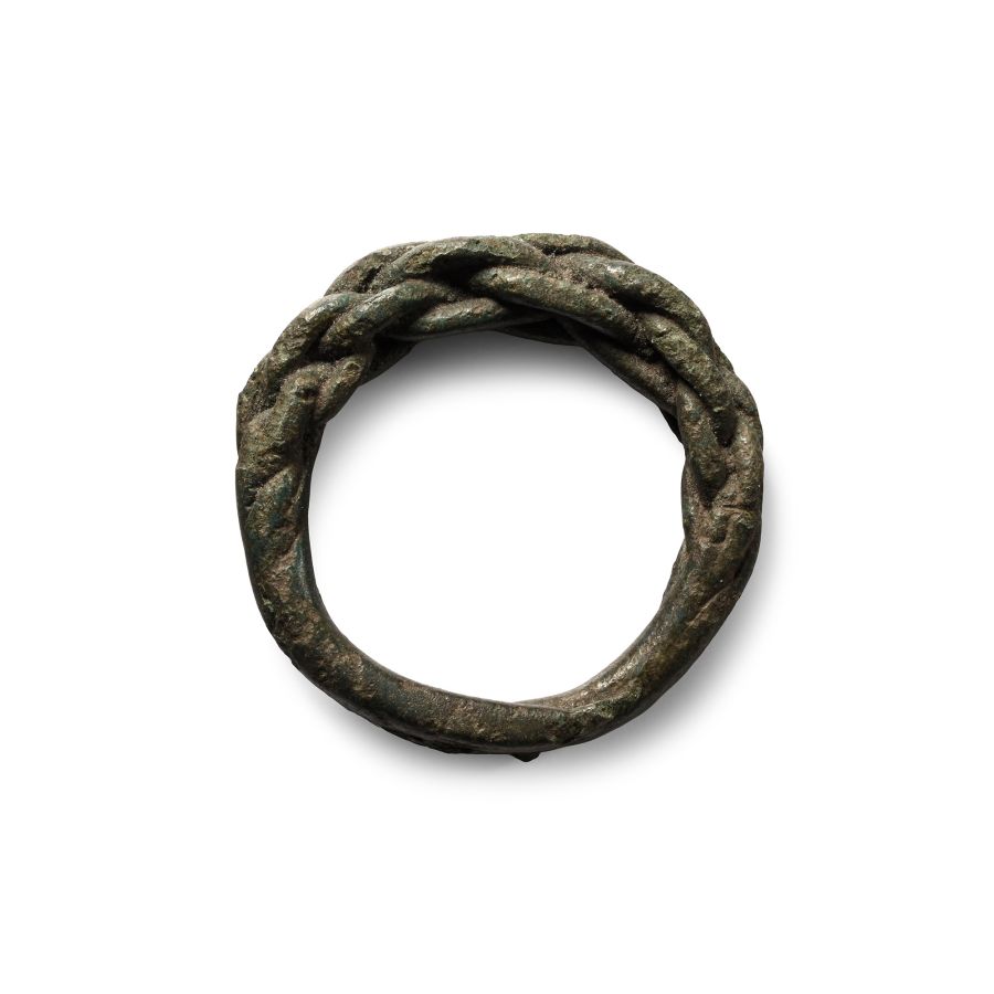 Viking Bronze Twisted Ring