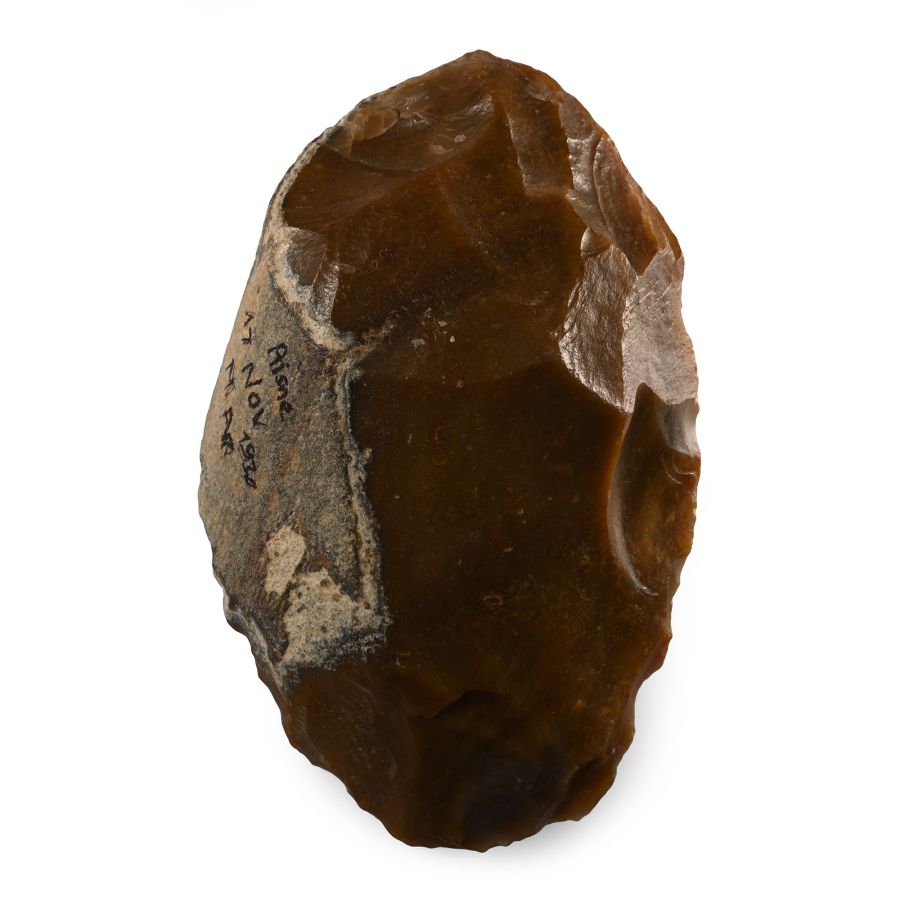 Large French Stone Age Flint Handaxe
