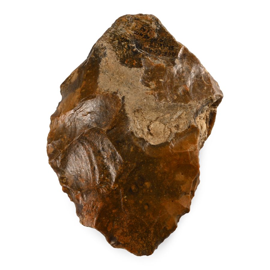 Large French Stone Age Flint Acheulean Handaxe