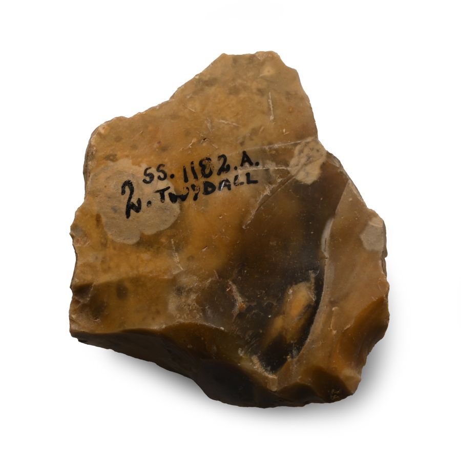 Stone Age Acheulian Twydall Flint Flake Point Scraper