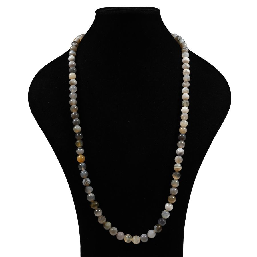 Western Asiatic Agate Bead Necklace String