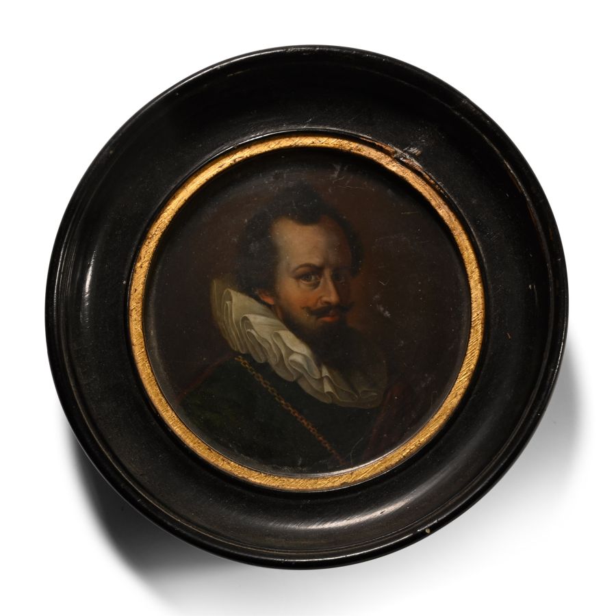 Miniature Portrait After a Painting After 'Rembrandt'