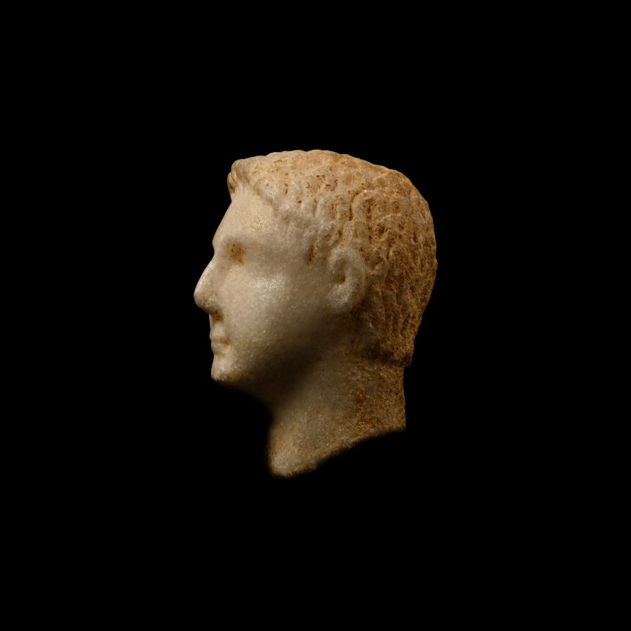 Hellenistic Male Head of a Ruler