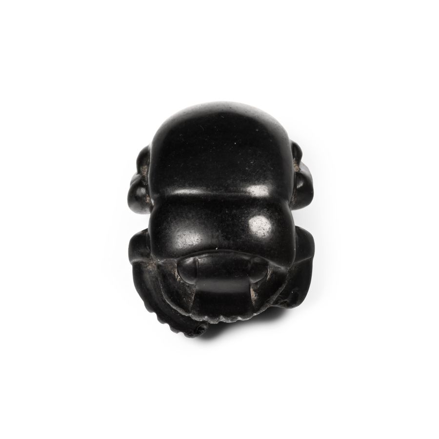 Egyptian Glass Heart Scarab