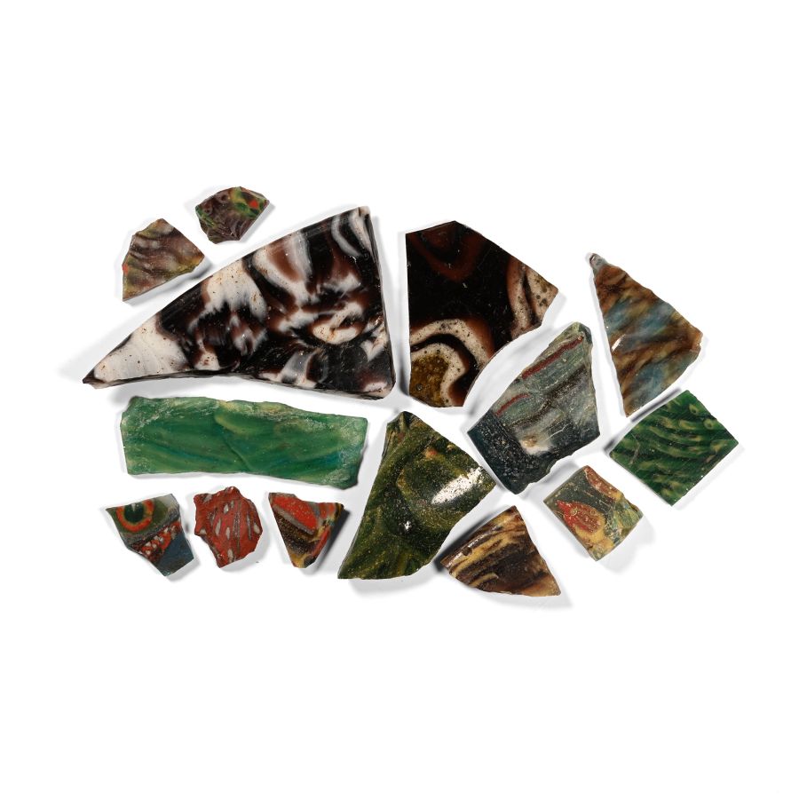 Egyptian and Other Mosaic Glass Fragment Collection