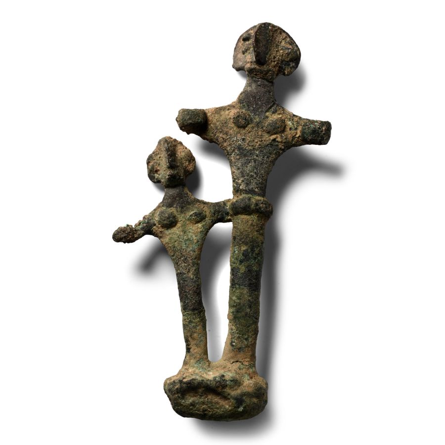 Canaanite Bronze Warrior God Pair