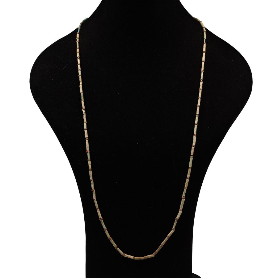Egyptian Faience Bead Necklace String