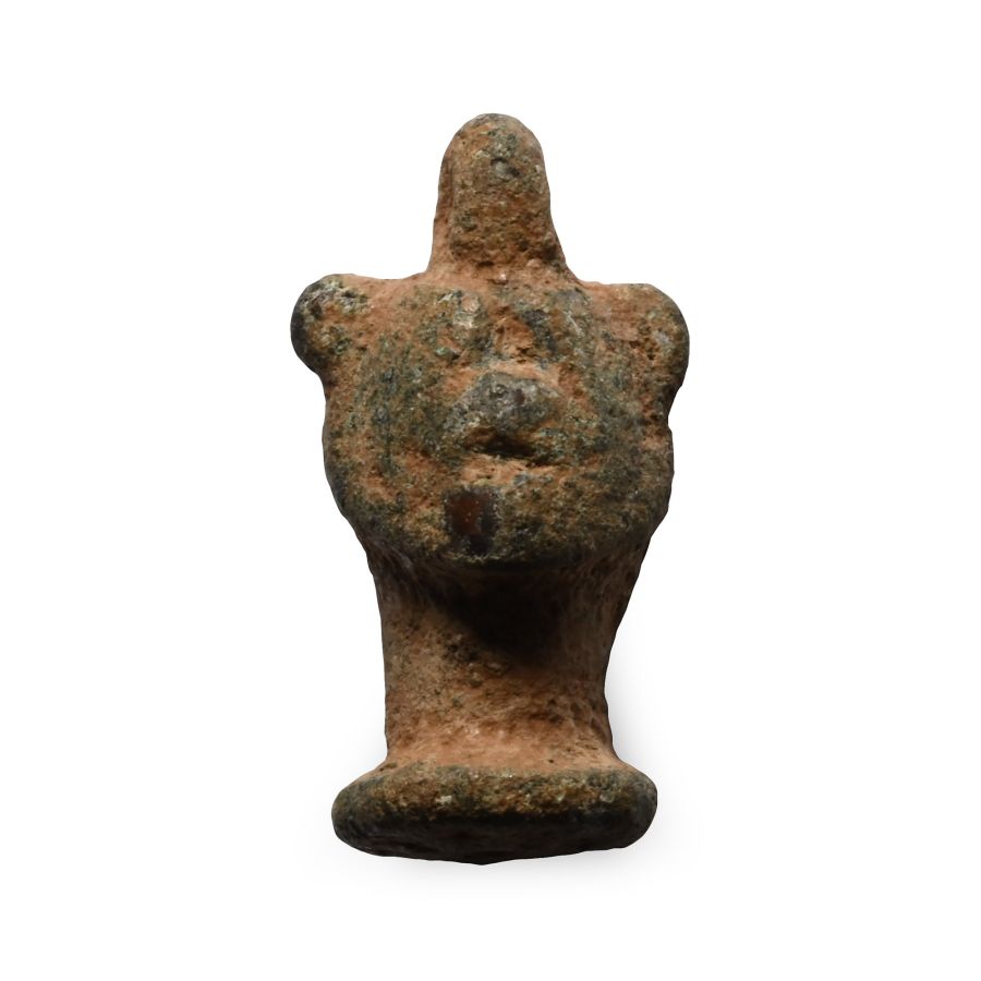 Babylonian Bronze Pazuzu Head Pendant