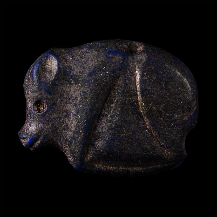 Sumerian Lapis Lazuli Amuletic Animal Seal
