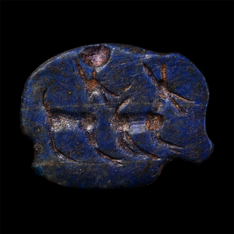 Sumerian Lapis Lazuli Amuletic Animal Seal