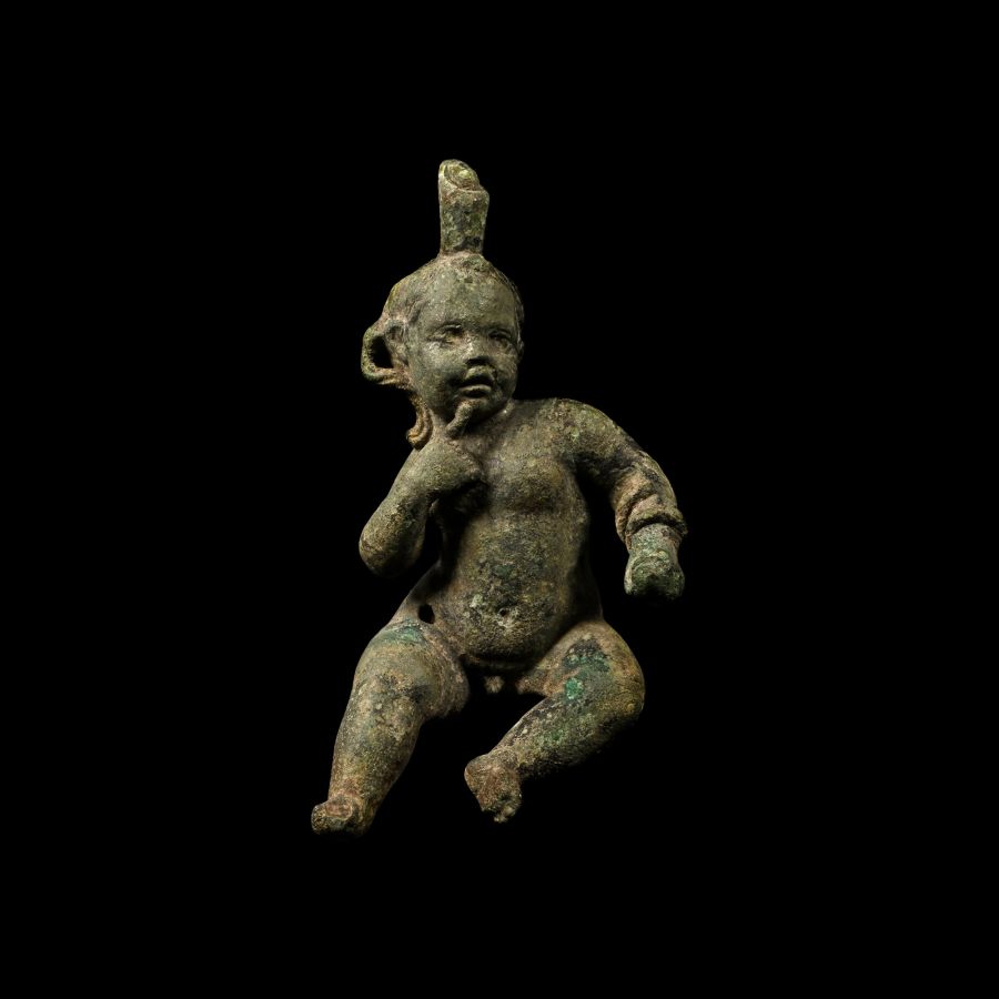 Roman Bronze Figure of the God Harpocrates