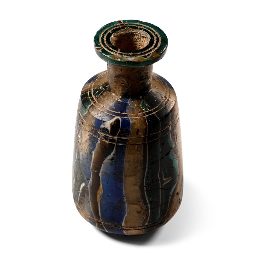 Roman Marbled Gold in Glass Bottle