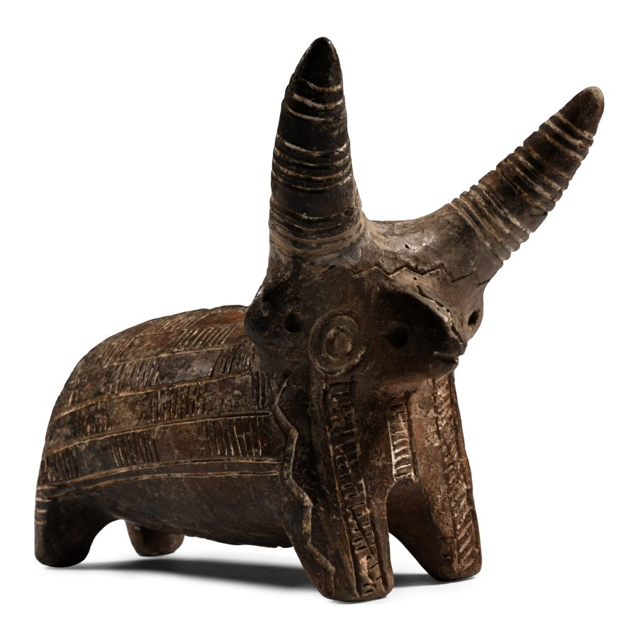 Cypriot Terracotta Bull Rhyton