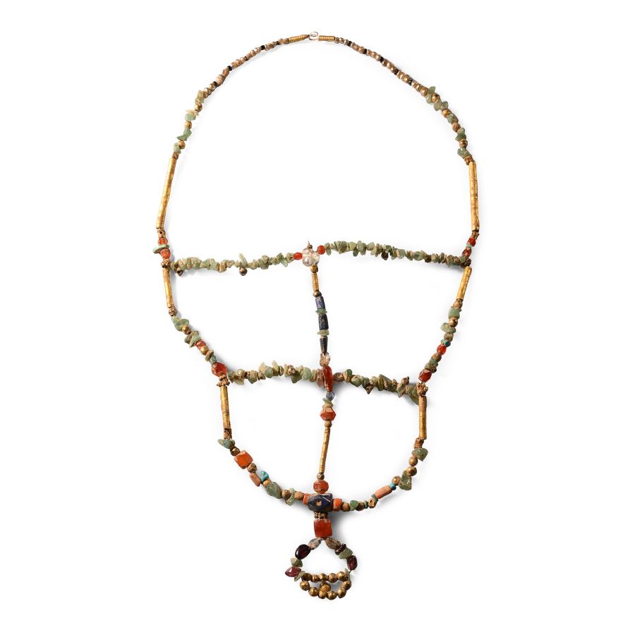 Roman Gold and Other Bead Necklace