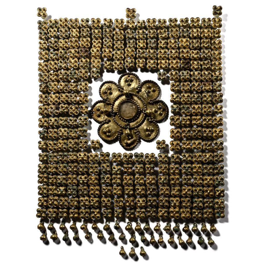 Byzantine Gilt Bronze Horse Harness Decoration Set