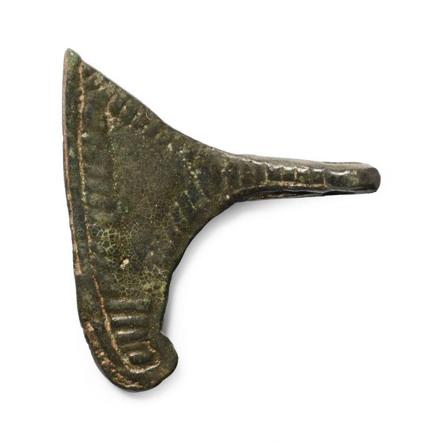 Viking Age Decorated Bronze Broad Axehead Pendant