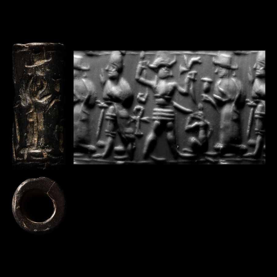 Western Asiatic Haematite Cylinder Seal