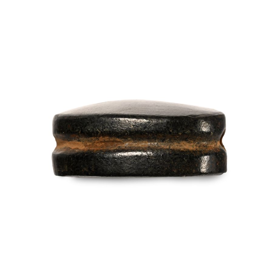 Phoenicio-Egyptian Black Stone Scaraboid with Lions