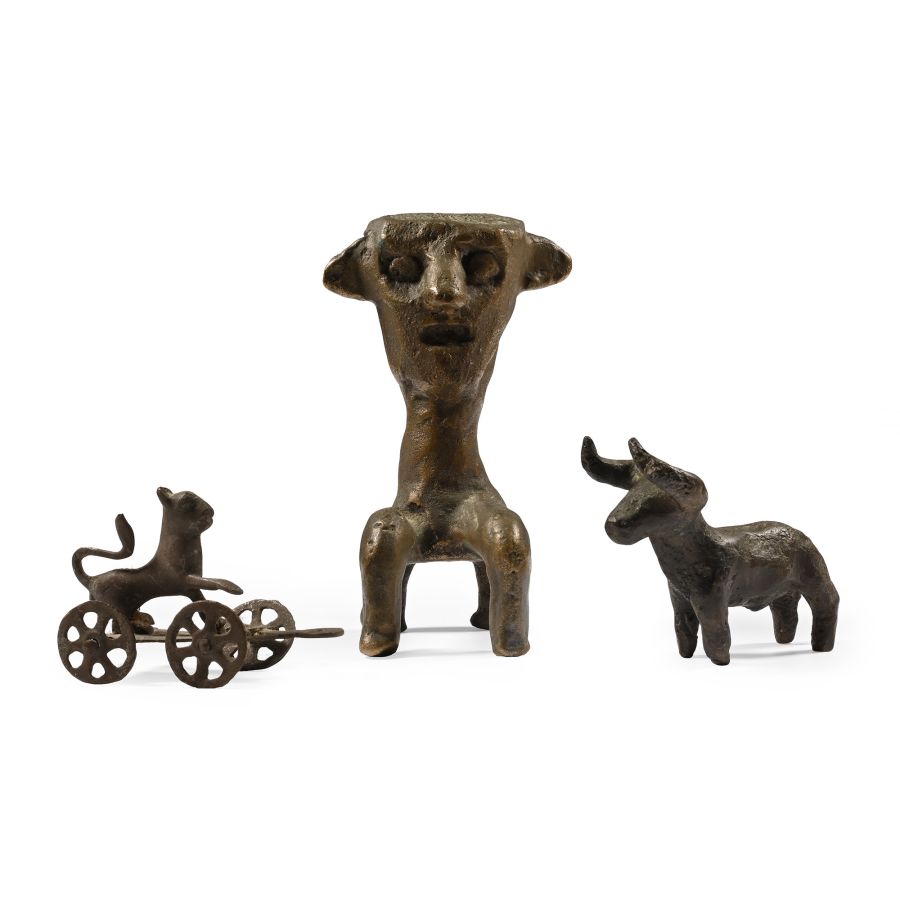 Western Asiatic Bronze Bull-Human and Other Animal Collection