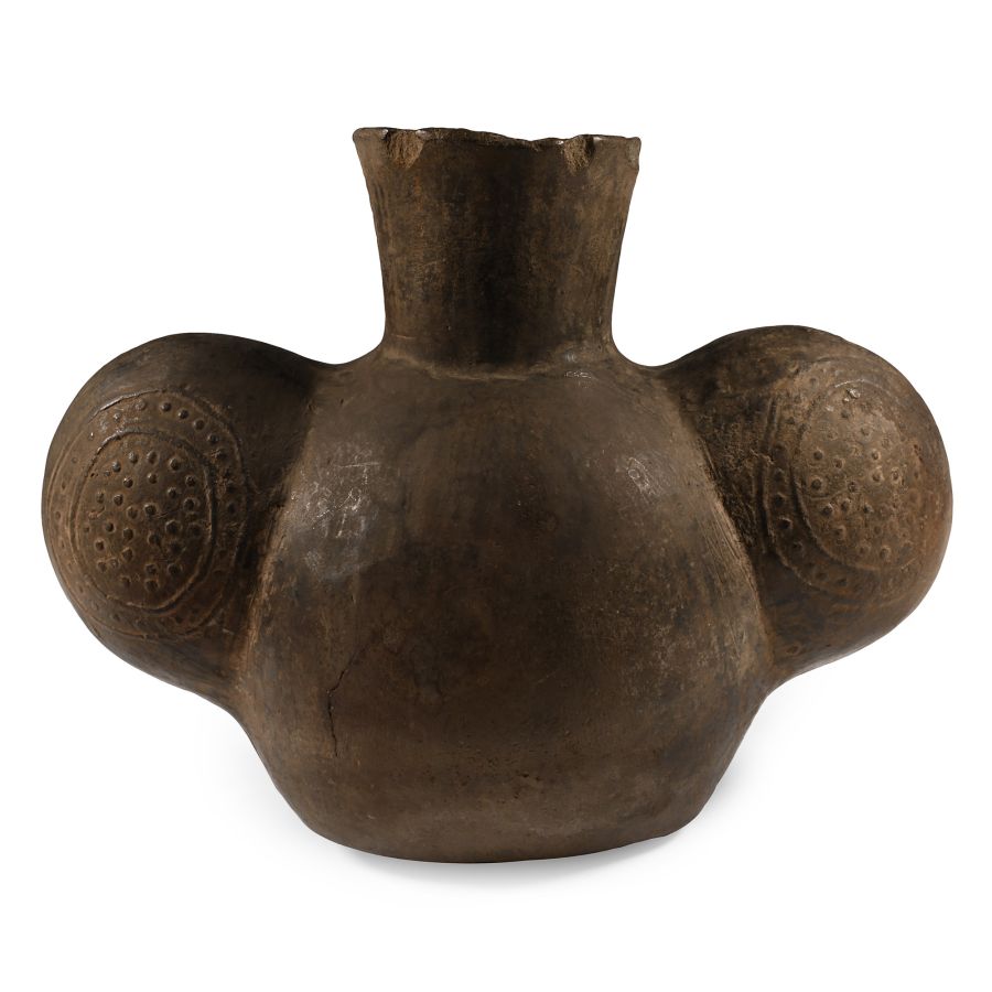 Pre Columbian Black Ware Vessel