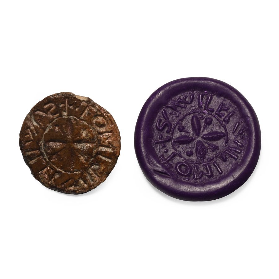 Medieval Lead Seal Matrix for William Willmott