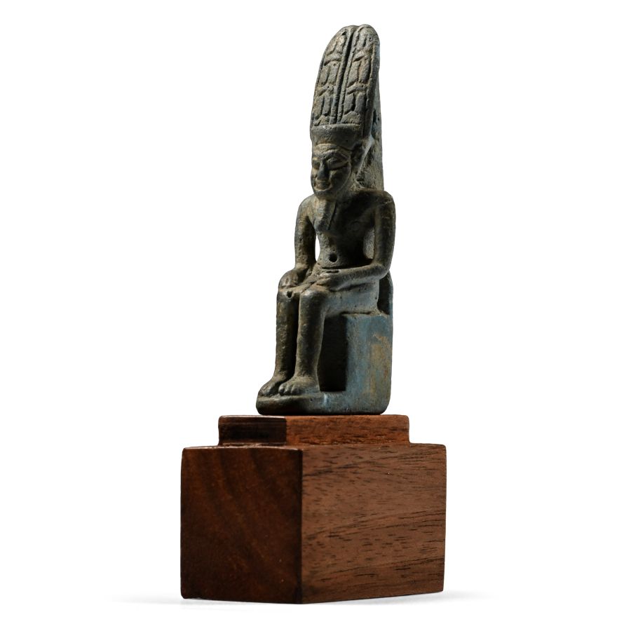 Egyptian Blue Amulet of Amun
