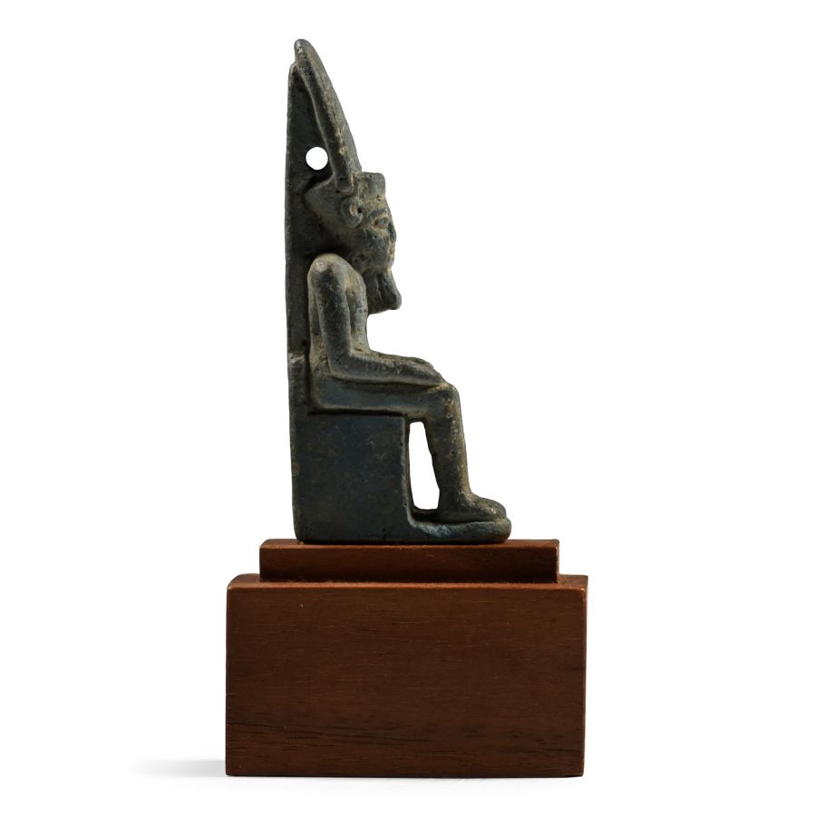 Egyptian Blue Amulet of Amun