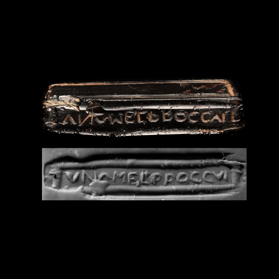 Roman Jet Amuletic Stamp Seal