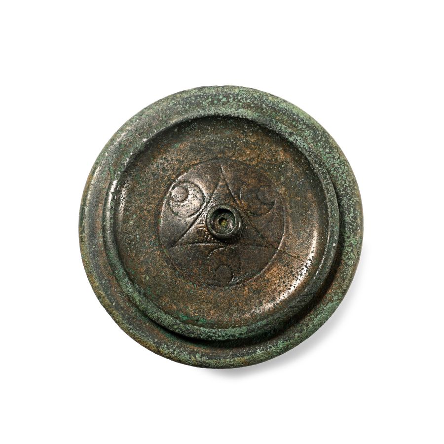 Celtic Iceni Decorated Bronze Horn Cap