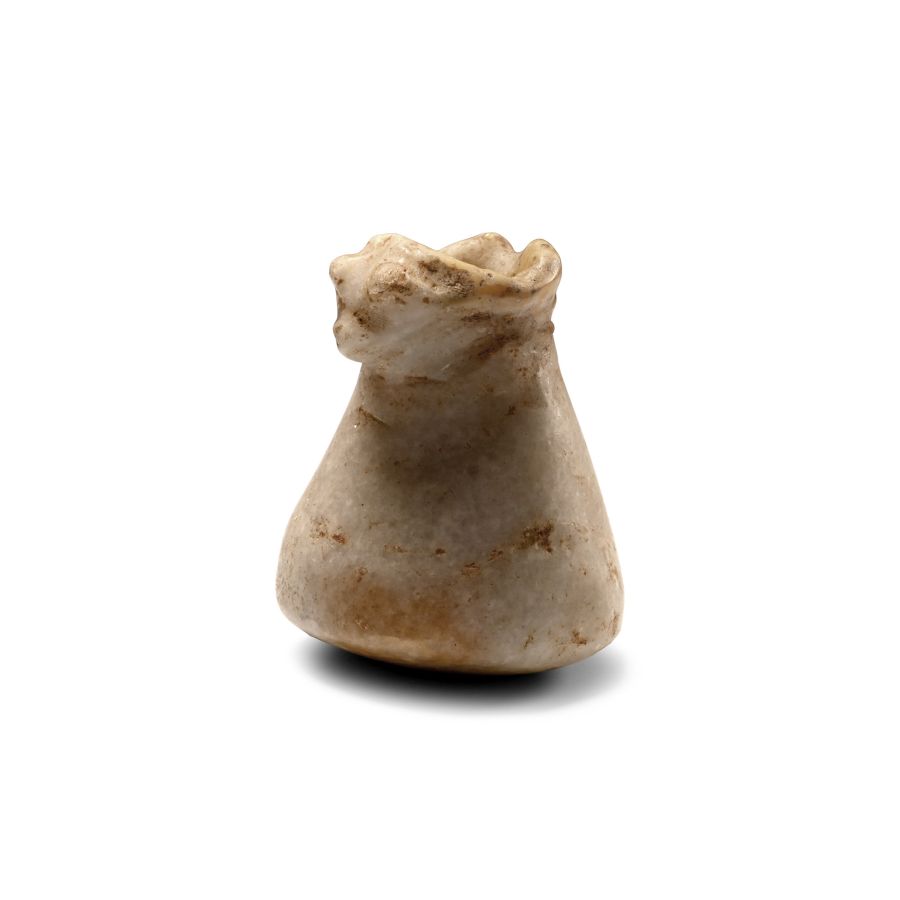 Sumerian Zoomorphic Alabaster Vessel