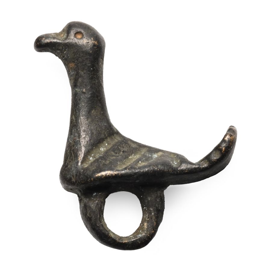 Celtic Bronze Bird Amulet