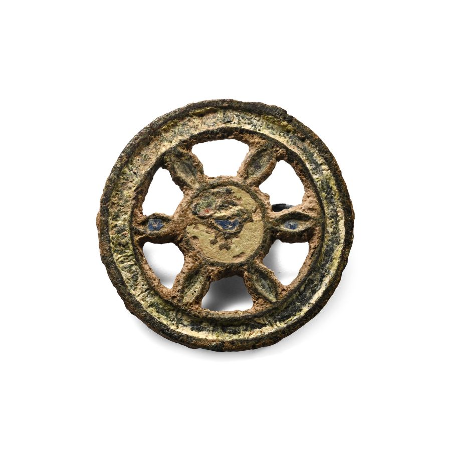 Byzantine Enamelled Brooch with Bird