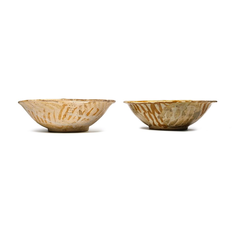 Abbasid Three-Colour Lustre Pottery Bowl Group