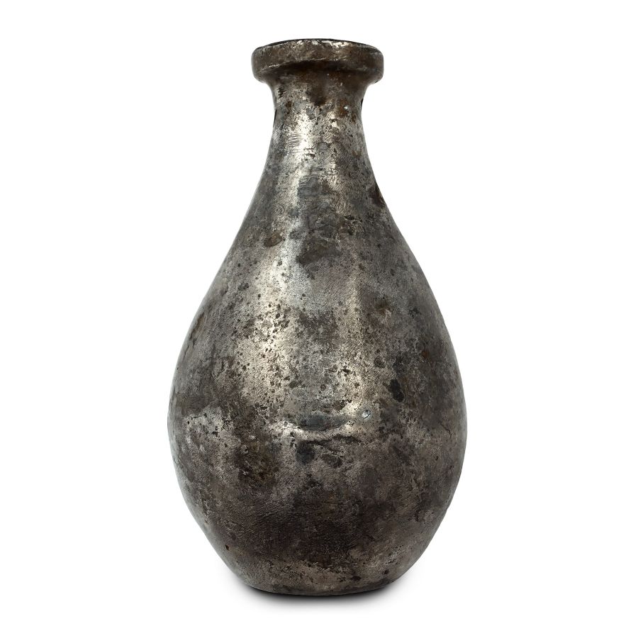 Sasanian Tin Bottle-Shaped Vase