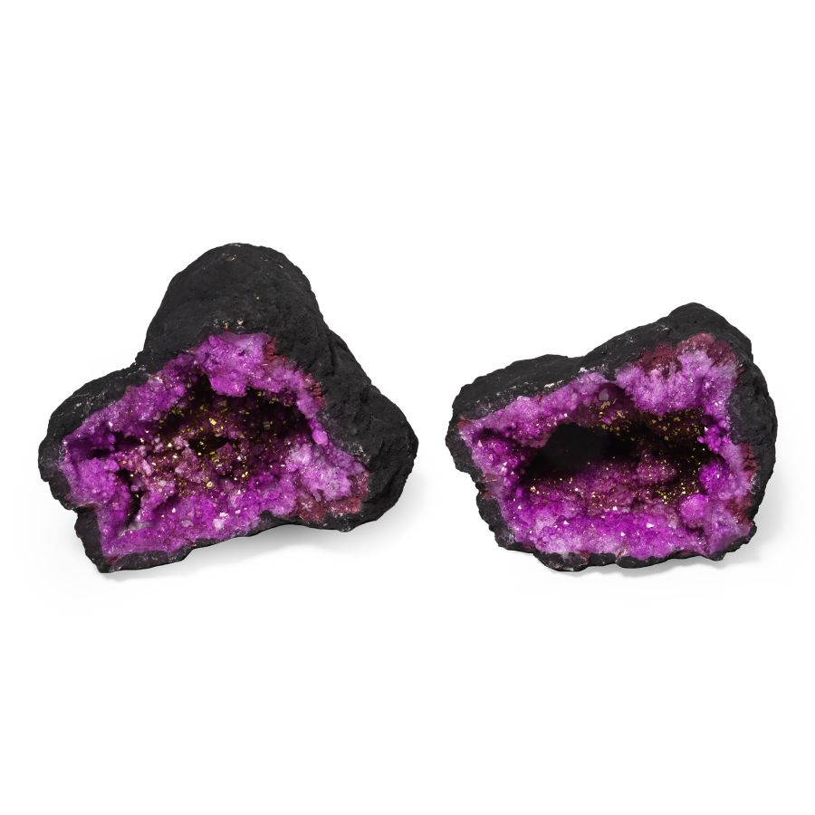 Large Coloured Quartz Crystal Geode Nodule