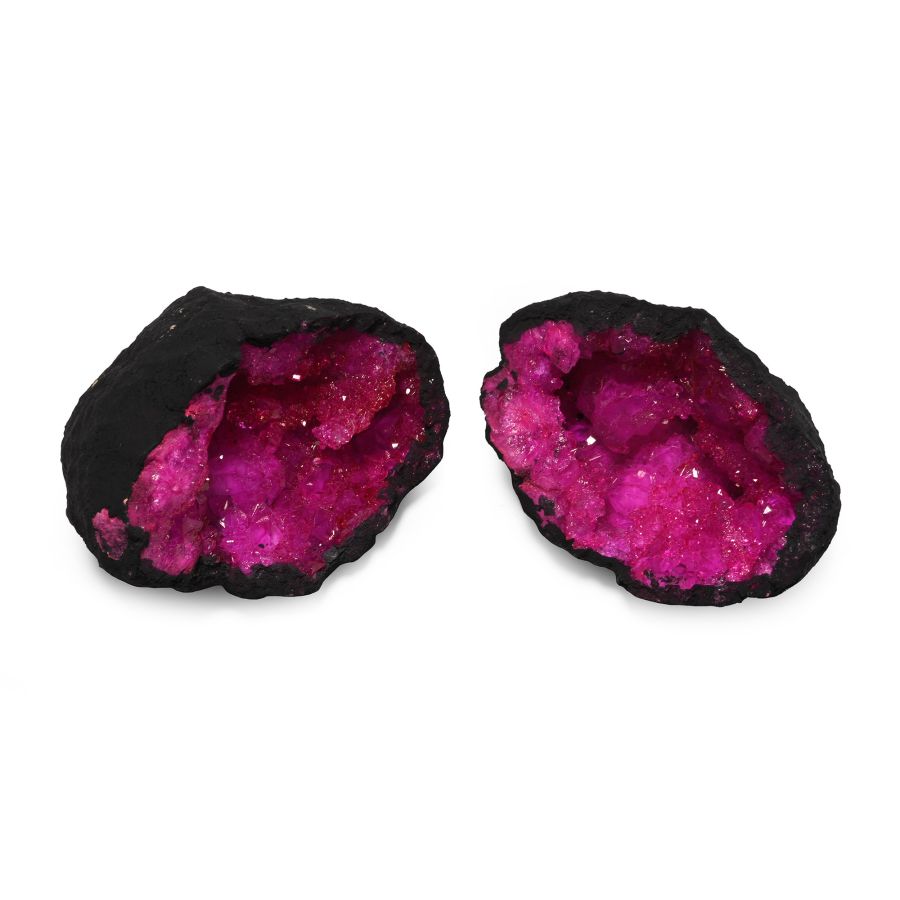 Coloured Quartz Crystal Geode Nodule