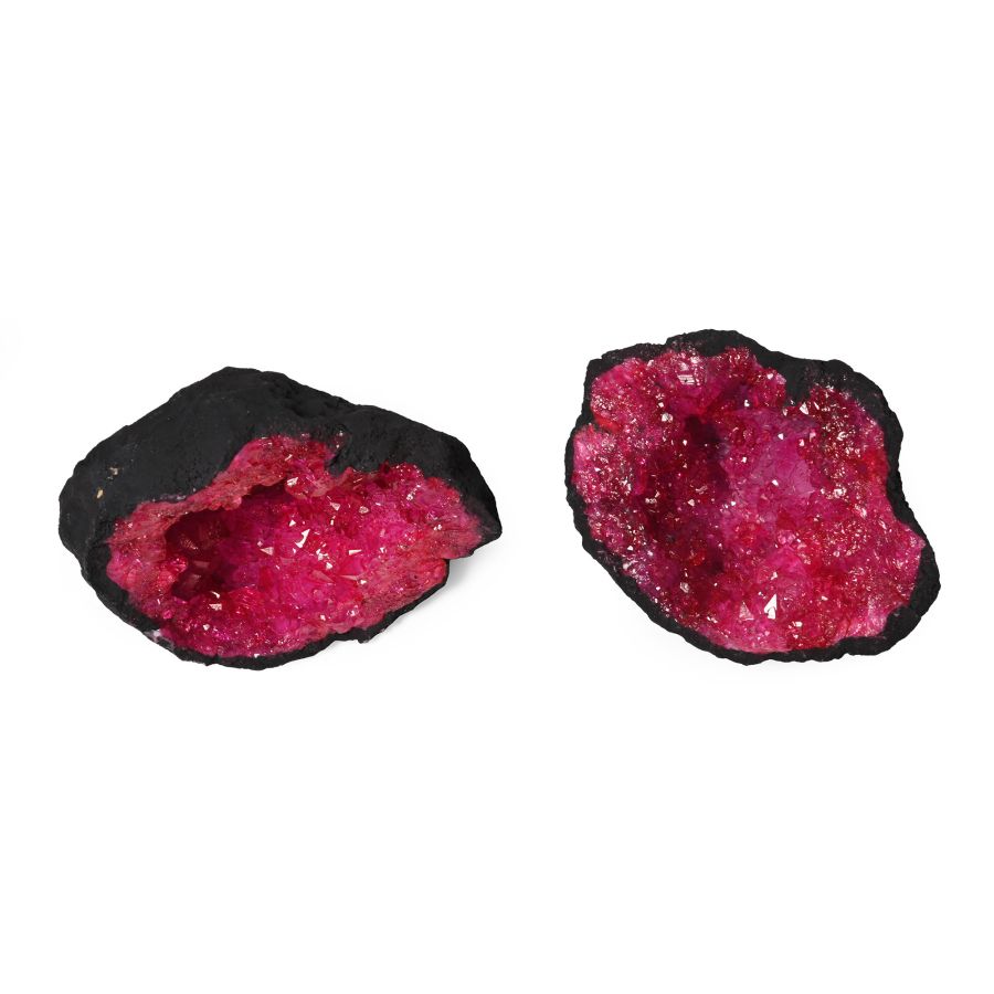 Coloured Quartz Crystal Geode Nodule