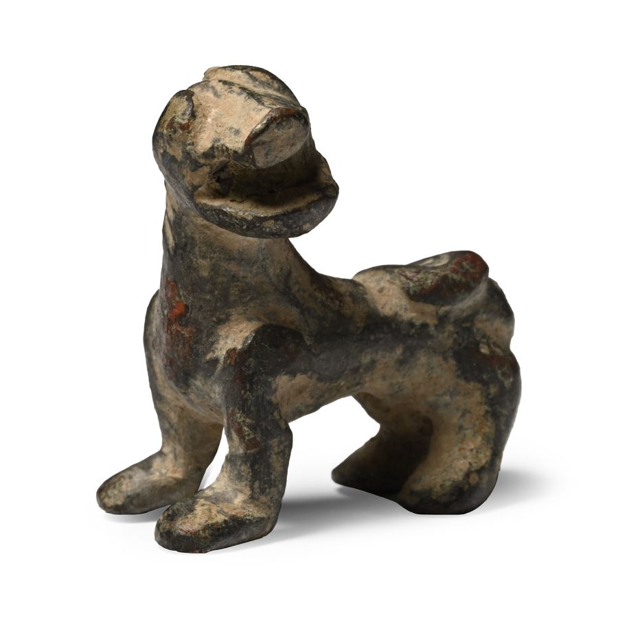 Parthian Bronze Lion Statuette