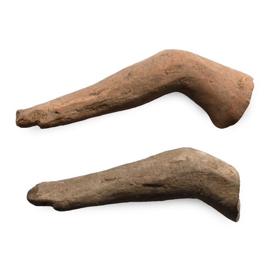 Greek Terracotta Arm Pair