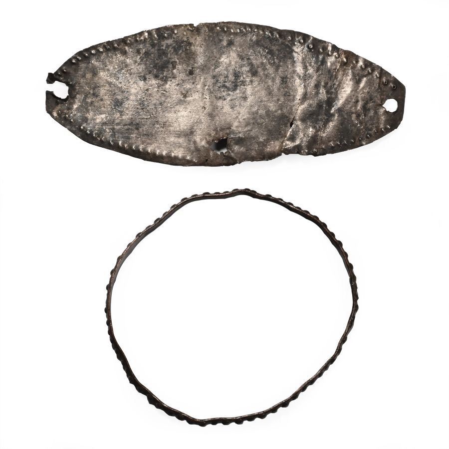 Celtic Silver and Bronze Jewellery Group