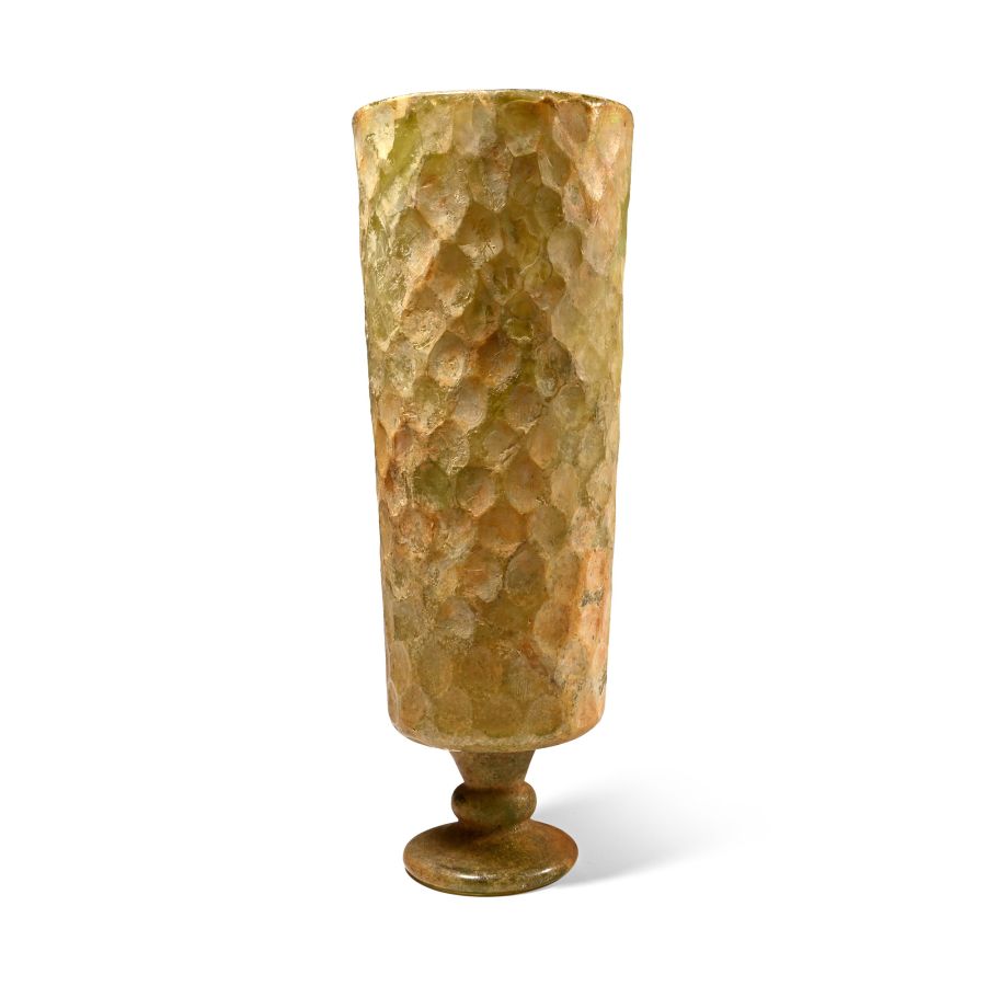 Monumental Sasanian Cut Glass Goblet