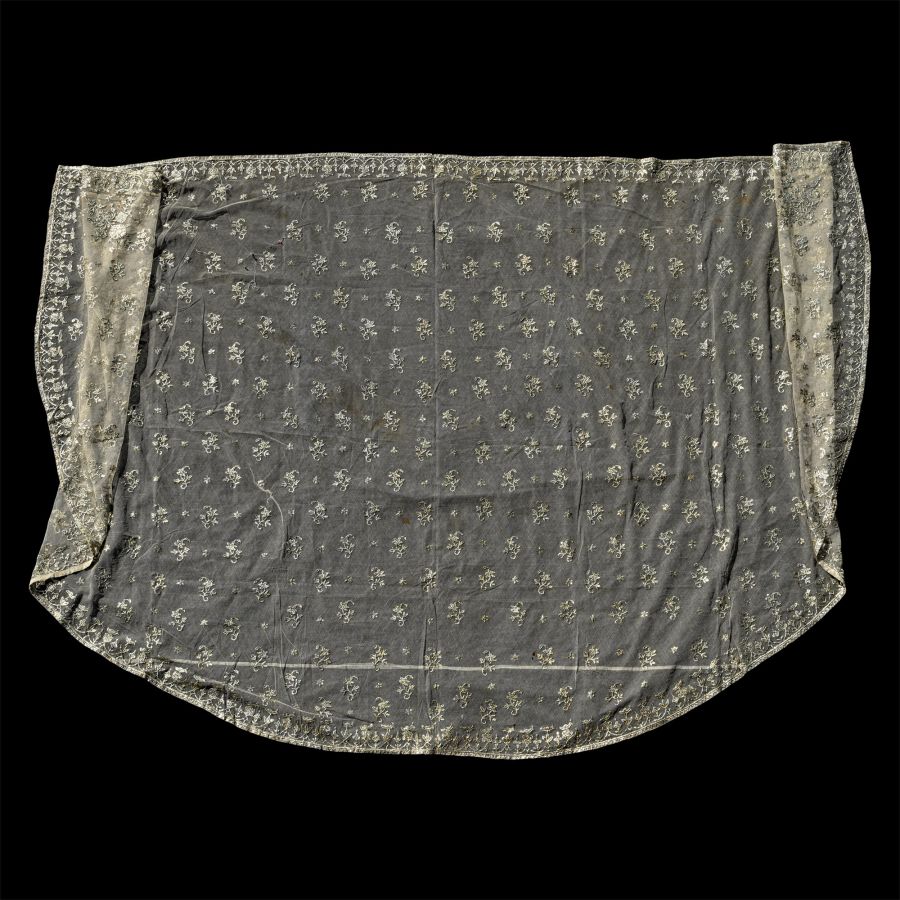 Western Asiatic Textile with Gold Embroidery