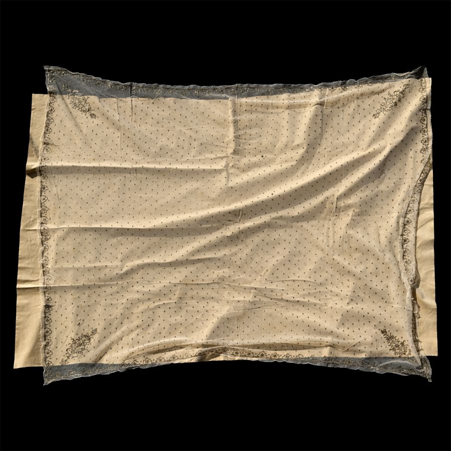 Western Asiatic Textile with Gold Embroidery
