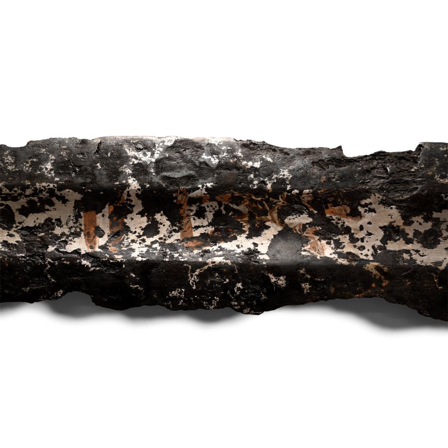 Viking Iron 'ULFBERH+T' Silver and Laten Inlaid Sword