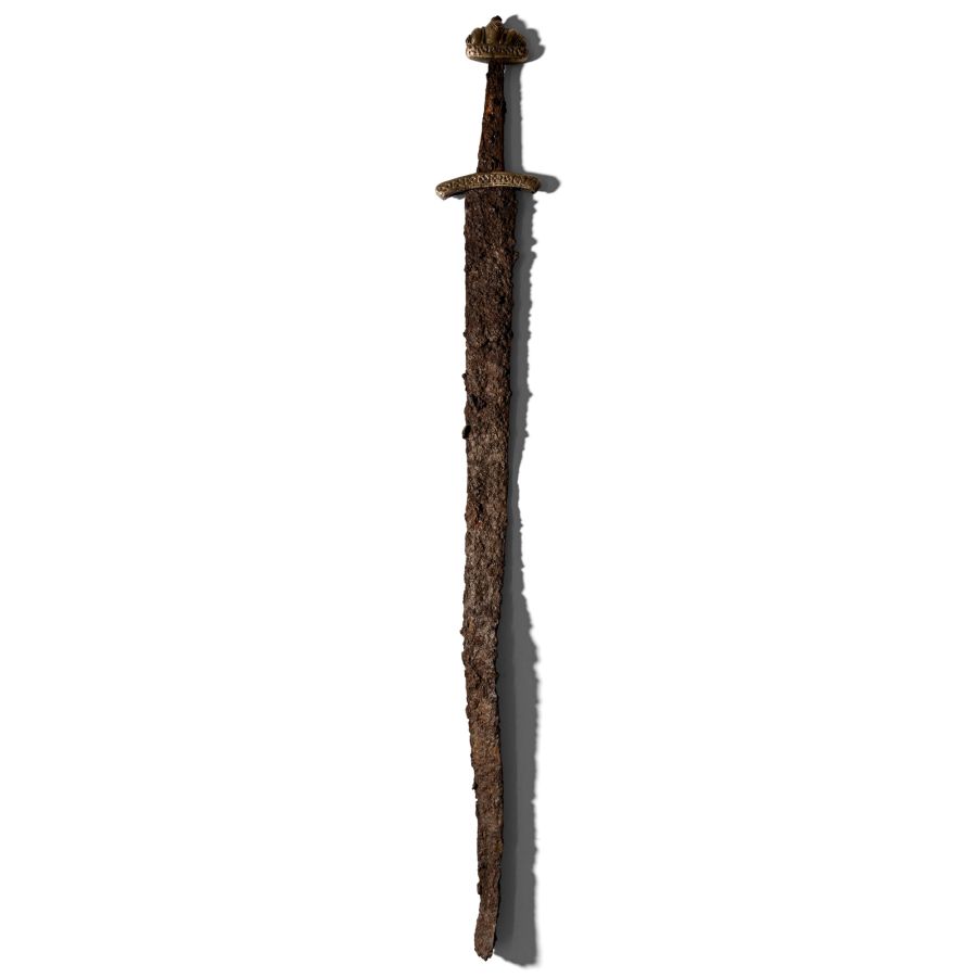 Viking Iron Sword with Bronze Hilt of Petersen Type L